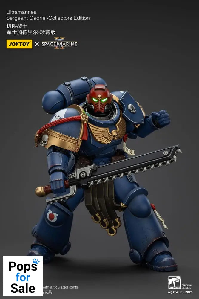 Warhammer 40,000: Space Marine 2 Action Figure Ultramarines Sergeant Gadriel Collectors Edition 13 cm Action figures