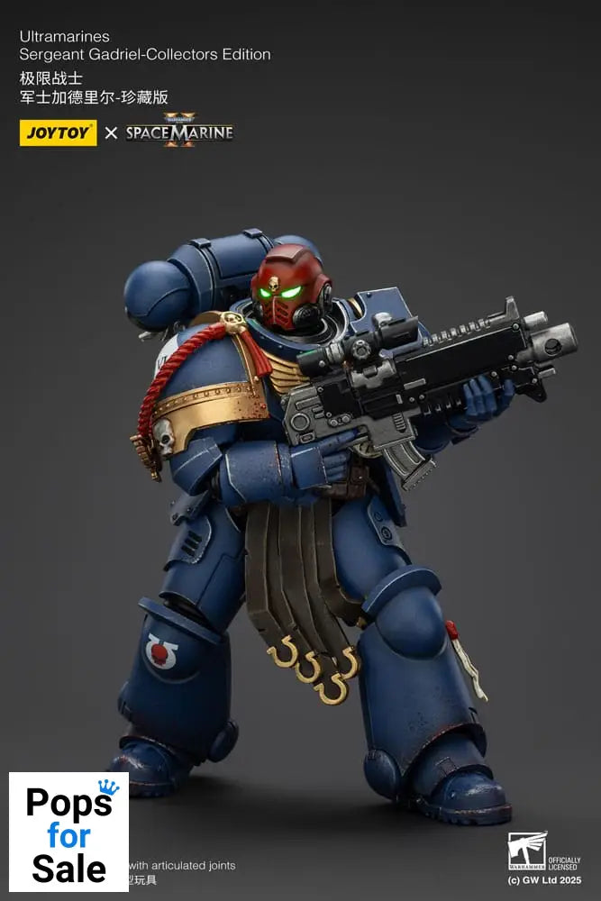 Warhammer 40,000: Space Marine 2 Action Figure Ultramarines Sergeant Gadriel Collectors Edition 13 cm Action figures