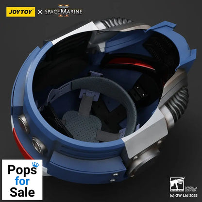 Warhammer 40,000: Space Marine 2 Replica Ultramarines Lieutenant Titus helmet 30 cm Replicas 1/1