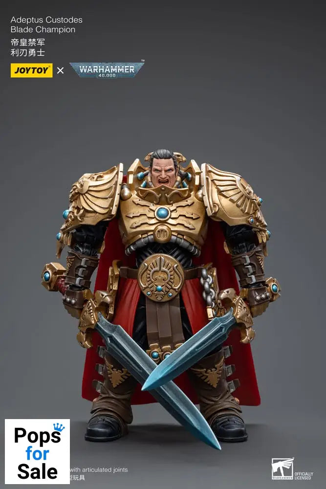 Warhammer 40k Action Figure 1/18 Adeptus Custodes Blade Champion 12 cm Action figures