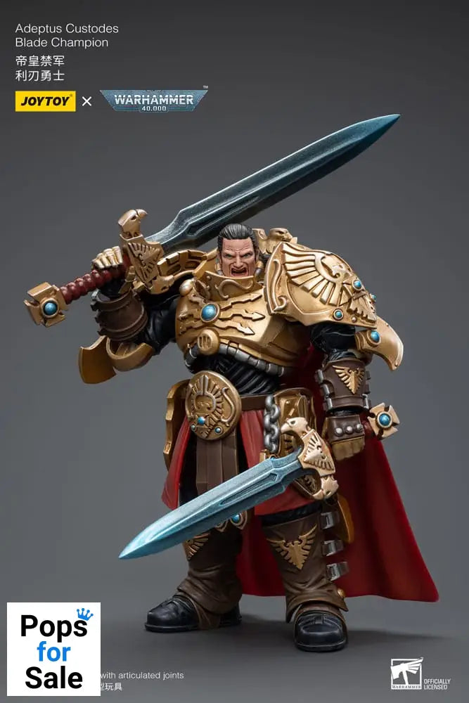 Warhammer 40k Action Figure 1/18 Adeptus Custodes Blade Champion 12 cm Action figures