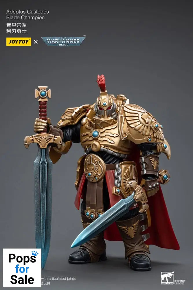 Warhammer 40k Action Figure 1/18 Adeptus Custodes Blade Champion 12 cm