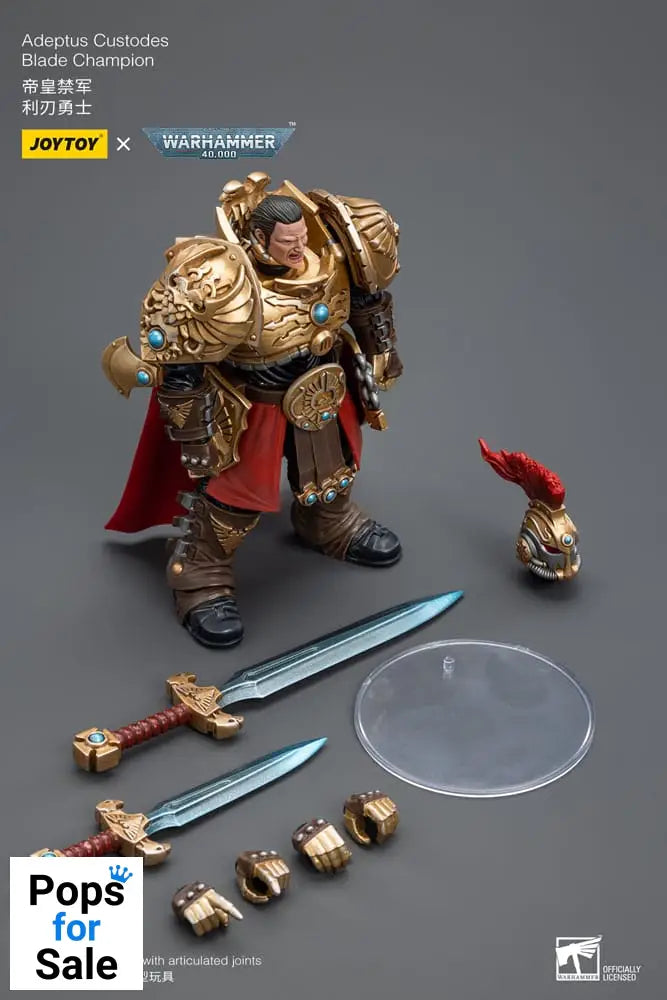 Warhammer 40k Action Figure 1/18 Adeptus Custodes Blade Champion 12 cm