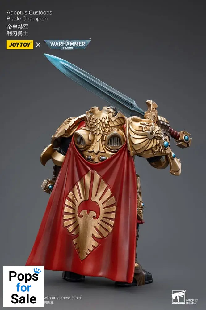Warhammer 40k Action Figure 1/18 Adeptus Custodes Blade Champion 12 cm