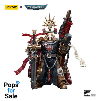 Warhammer 40k Action Figure 1/18 Black Templars High Marshal Helbrecht 12 cm