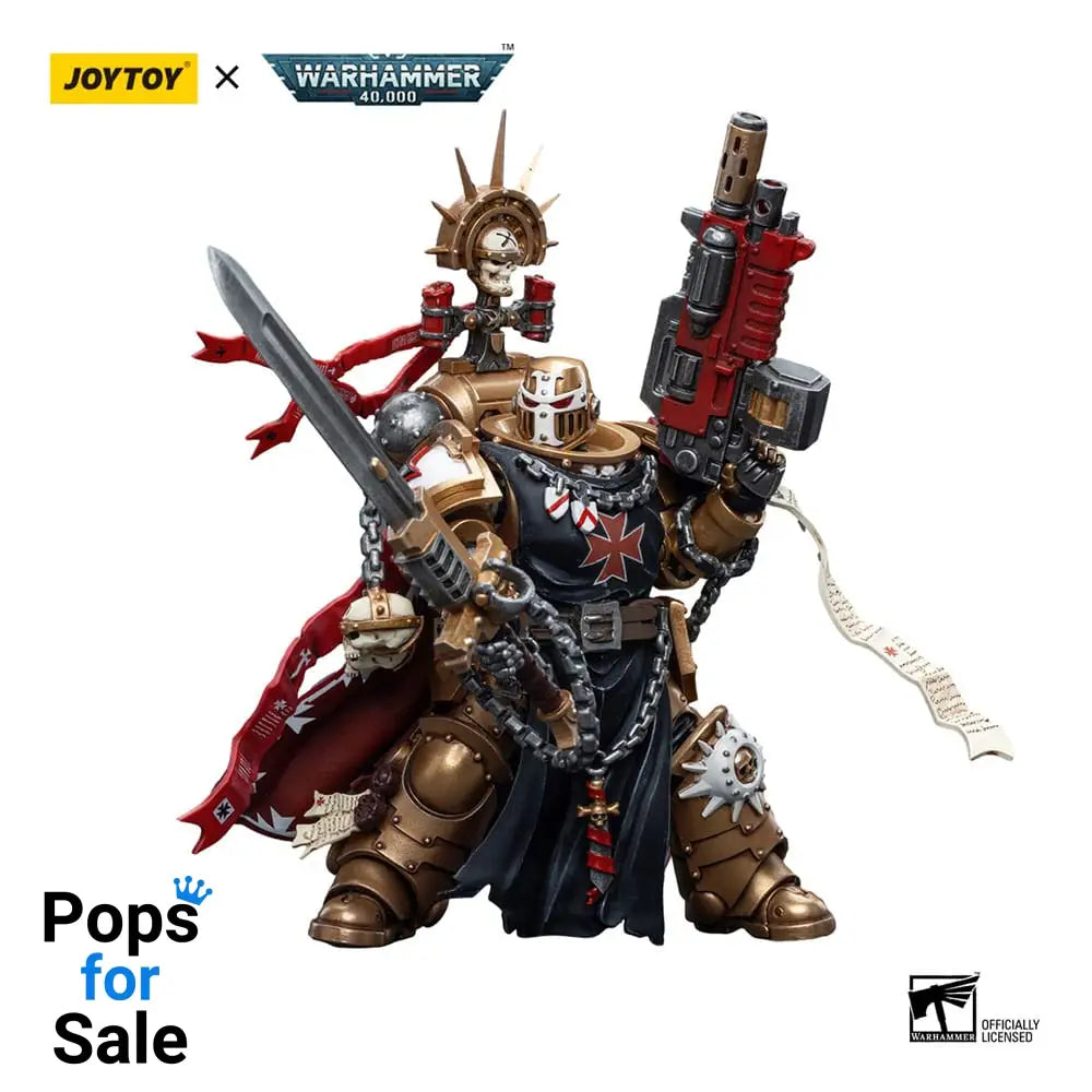 Warhammer 40k Action Figure 1/18 Black Templars High Marshal Helbrecht 12 cm