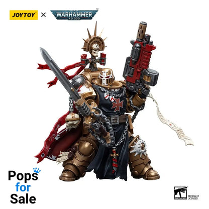 Warhammer 40k Action Figure 1/18 Black Templars High Marshal Helbrecht 12 cm