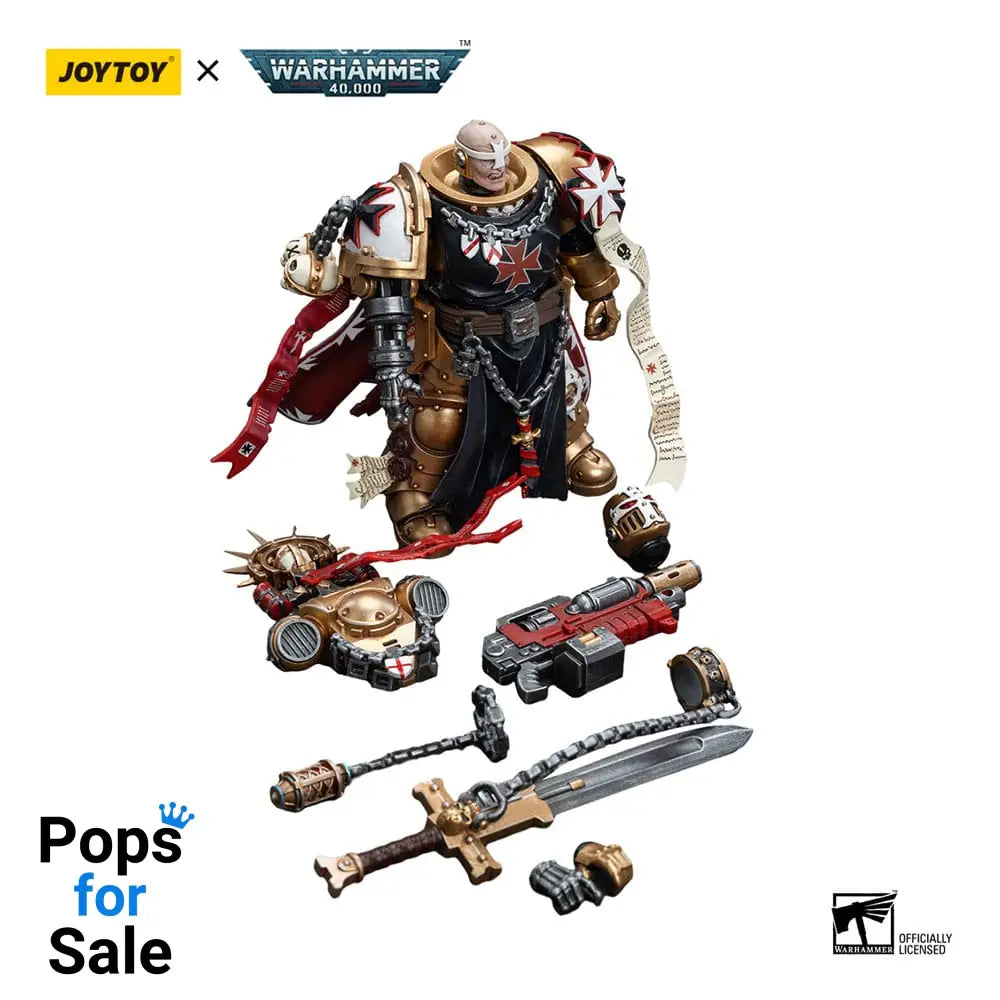 Warhammer 40k Action Figure 1/18 Black Templars High Marshal Helbrecht 12 cm