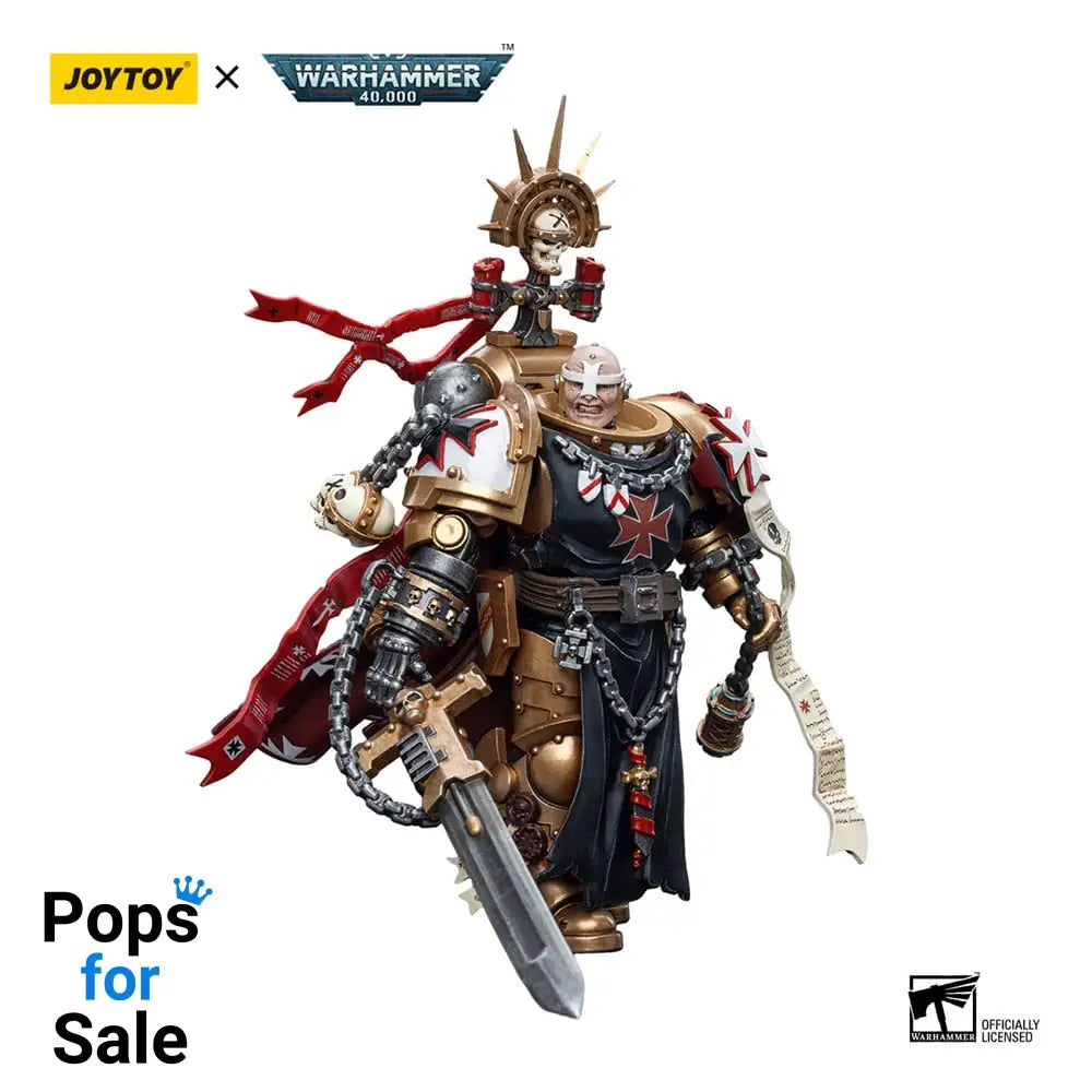 Warhammer 40k Action Figure 1/18 Black Templars High Marshal Helbrecht 12 cm