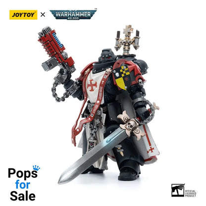 Warhammer 40k Action Figure 1/18 Black Templars Sword Brethren Brother Lombast 12 cm Action figures