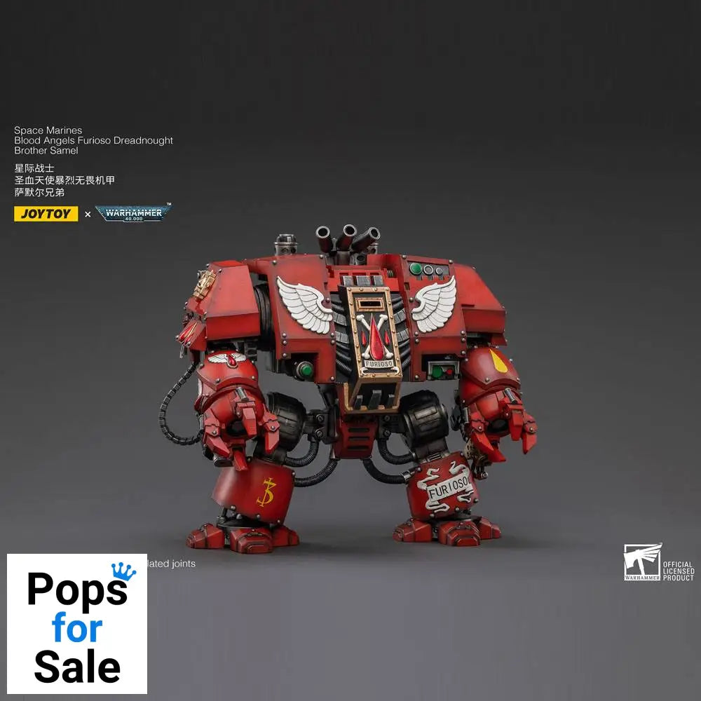 Warhammer 40k Action Figure 1/18 Blood Angels Furioso Dreadnought Brother Samel 20 cm