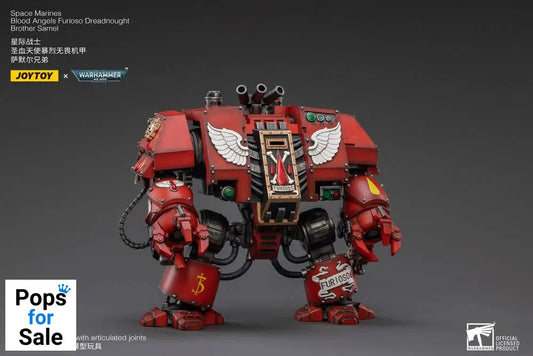 Warhammer 40k Action Figure 1/18 Blood Angels Furioso Dreadnought Brother Samel 20 cm