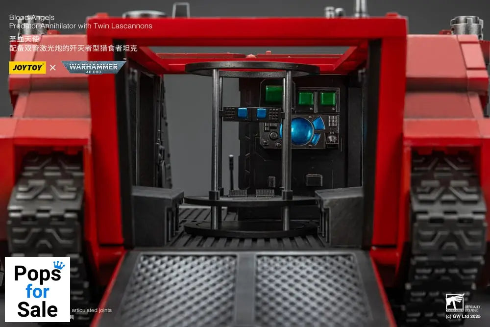 Warhammer 40k Action Figure 1/18 Blood Angels Predator Annihilator with Twin Lascannons 26 cm