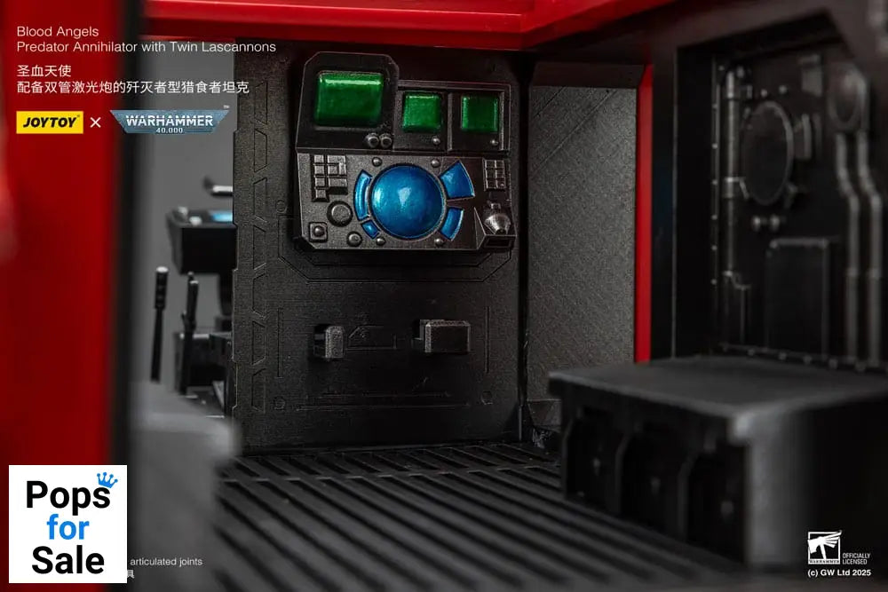Warhammer 40k Action Figure 1/18 Blood Angels Predator Annihilator with Twin Lascannons 26 cm