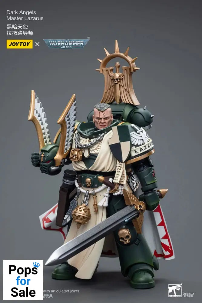 Warhammer 40k Action Figure 1/18 Dark Angels Master Lazarus 12 cm