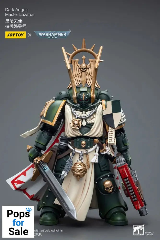 Warhammer 40k Action Figure 1/18 Dark Angels Master Lazarus 12 cm