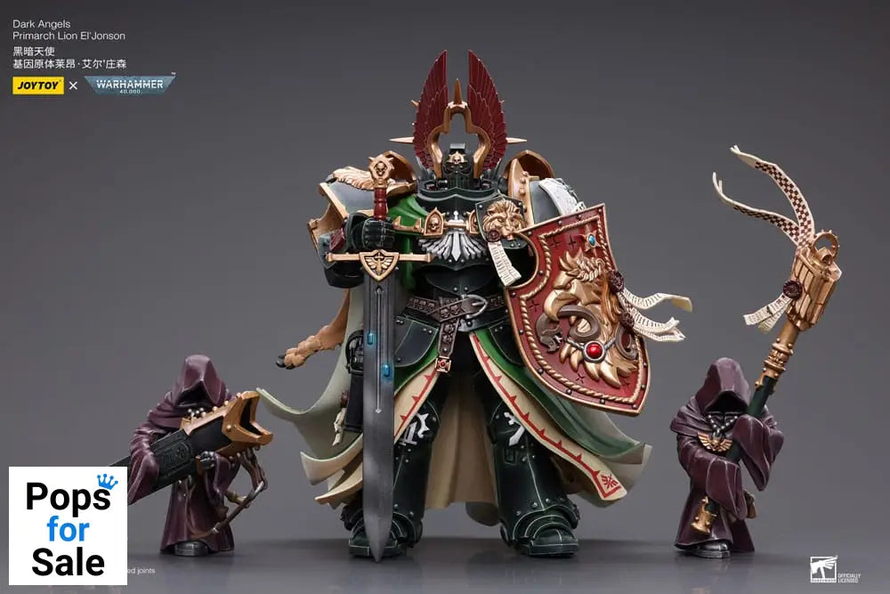 Warhammer 40k Action Figure 1/18 Dark Angels Primarch Lion El' Jonson 18 cm Reproduction
