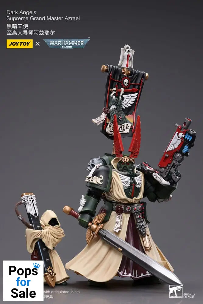 Warhammer 40k Action Figure 1/18 Dark Angels Supreme Grand Master Azrael 13 cm