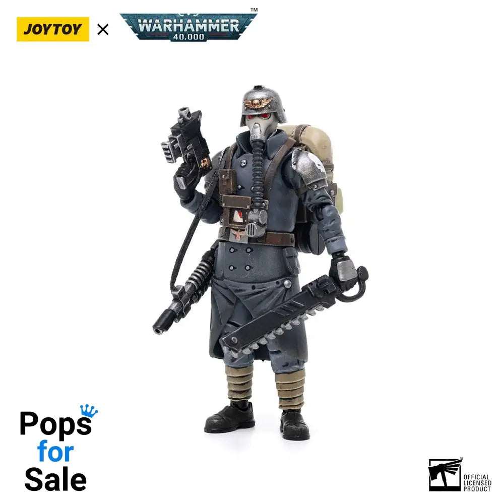 Warhammer 40k Action Figure 1/18 Death Korps of Krieg Veteran Squad Sergeant 10 cm