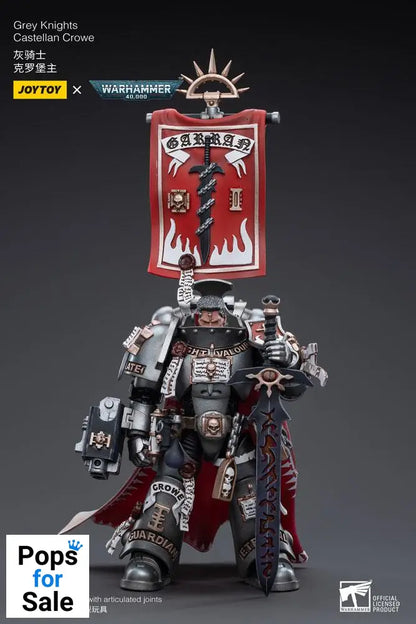 Warhammer 40k Action Figure 1/18 Grey Knights Castellan Crowe 12 cm