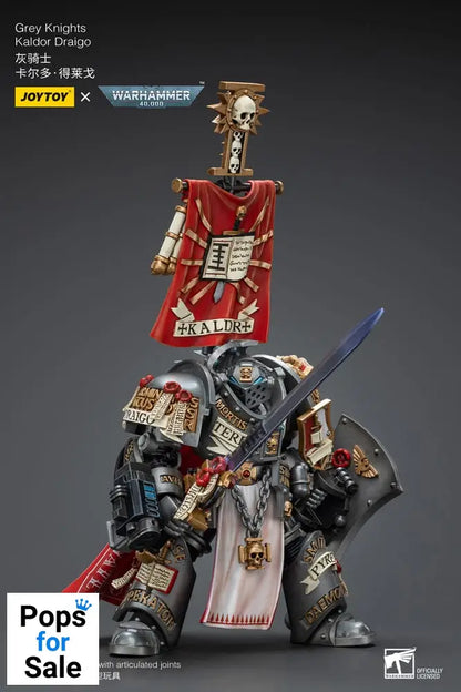 Warhammer 40k Action Figure 1/18 Grey Knights Kaldor Draigo 14 cm Action figures