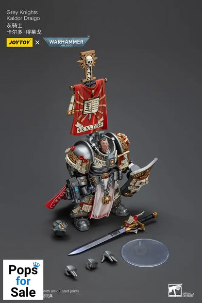 Warhammer 40k Action Figure 1/18 Grey Knights Kaldor Draigo 14 cm