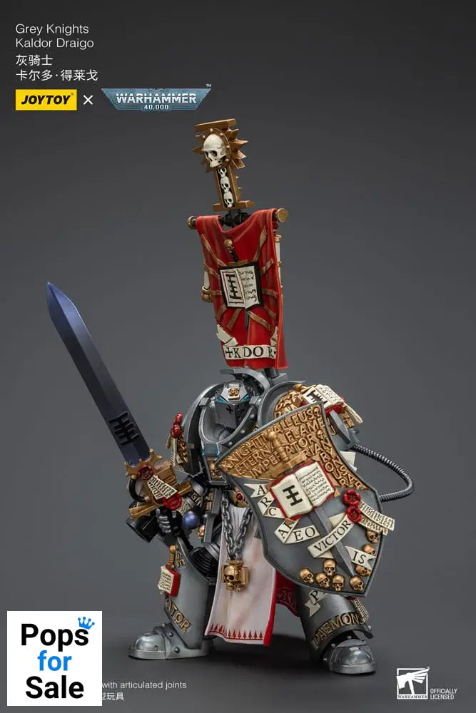 Warhammer 40k Action Figure 1/18 Grey Knights Kaldor Draigo 14 cm