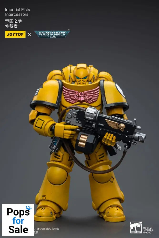 Warhammer 40k Action Figure 1/18 Imperial Fists Intercessors 12 cm