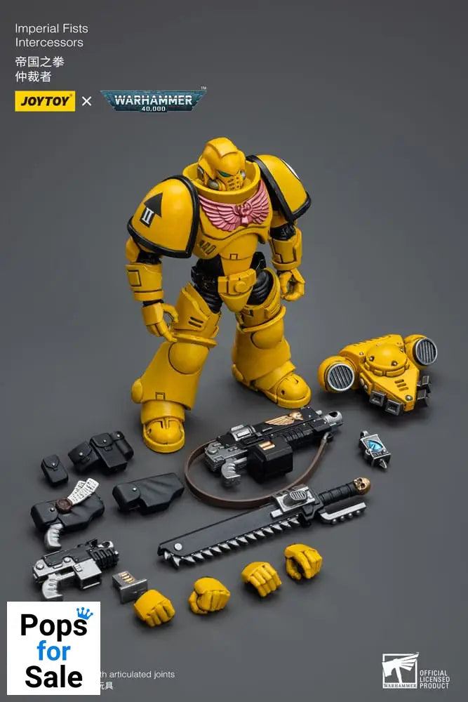 Warhammer 40k Action Figure 1/18 Imperial Fists Intercessors 12 cm