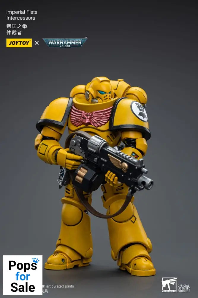 Warhammer 40k Action Figure 1/18 Imperial Fists Intercessors 12 cm Action figures