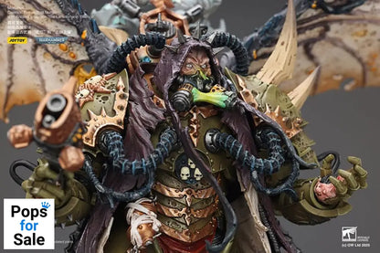 Warhammer 40k Action Figure 1/18 Mortarion Daemon Primarch of Nurgle with Ancient weapons The Lantern and Silence 21 cm