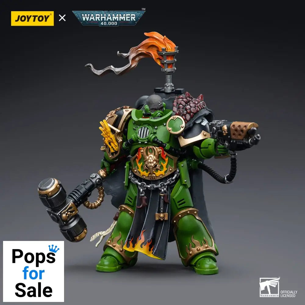 Warhammer 40k Action Figure 1/18 Salamanders Captain Adrax Agatone 12 cm