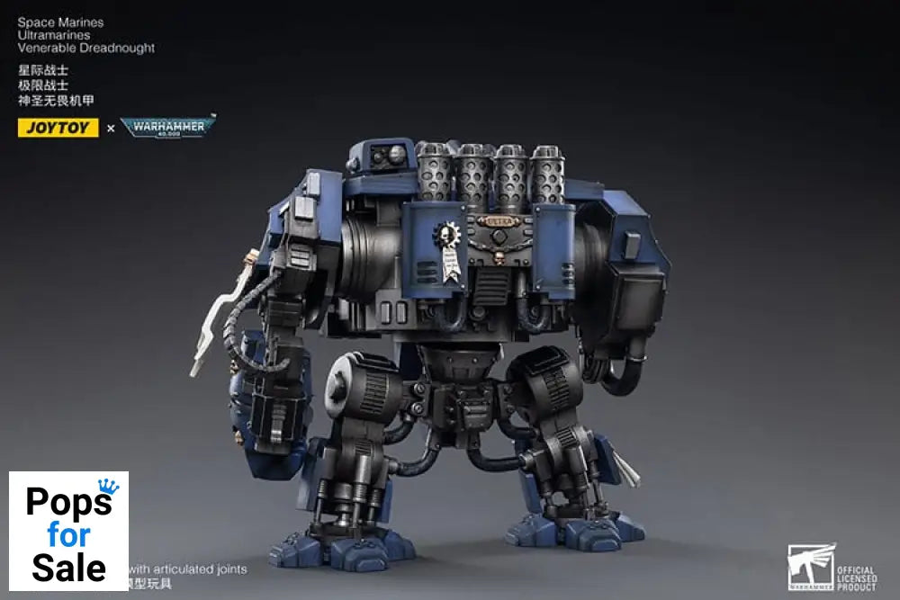 Warhammer 40k Action Figure 1/18 Space Marines Ultramarines Venerable Dreadnought 19 cm
