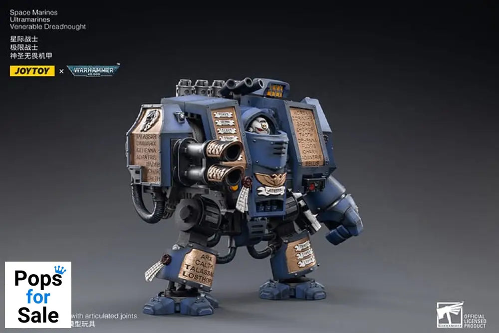 Warhammer 40k Action Figure 1/18 Space Marines Ultramarines Venerable Dreadnought 19 cm