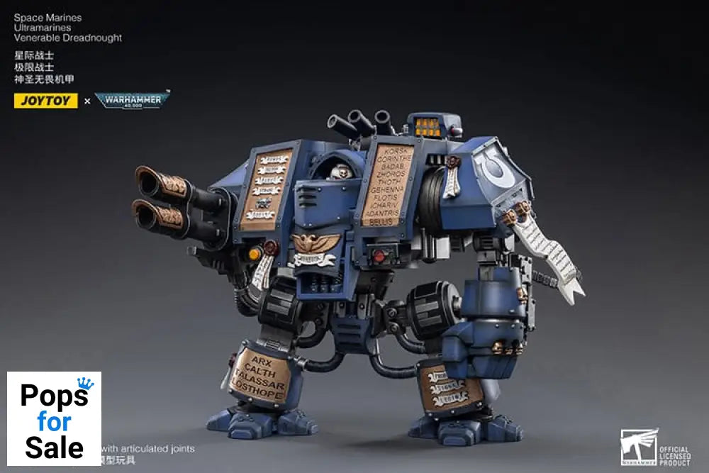 Warhammer 40k Action Figure 1/18 Space Marines Ultramarines Venerable Dreadnought 19 cm Action figures