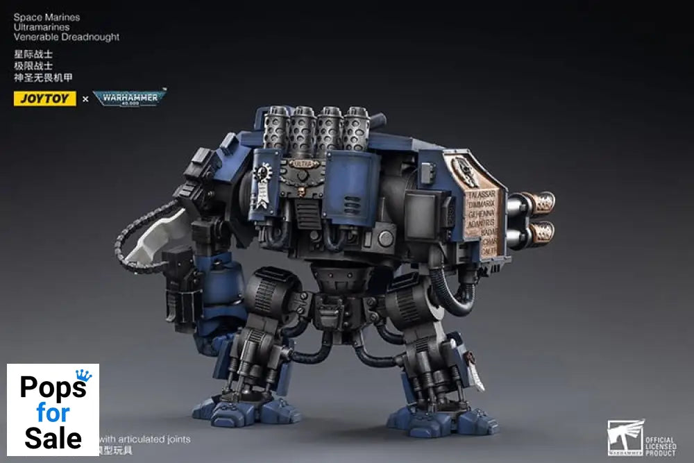 Warhammer 40k Action Figure 1/18 Space Marines Ultramarines Venerable Dreadnought 19 cm