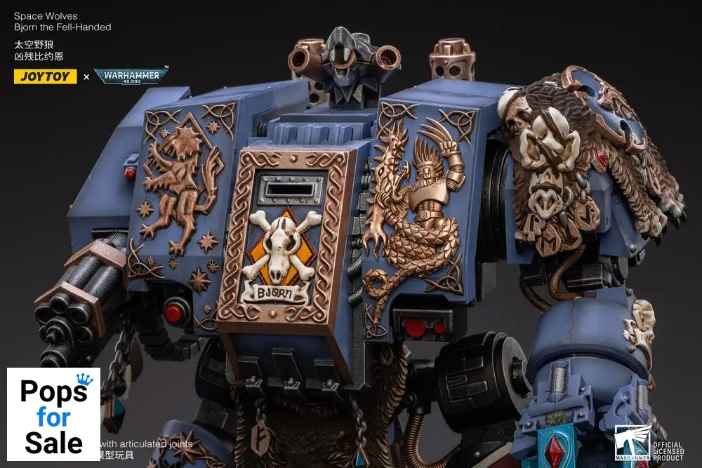 Warhammer 40k Action Figure 1/18 Space Wolves Bjorn the Fell-Handed 19 cm