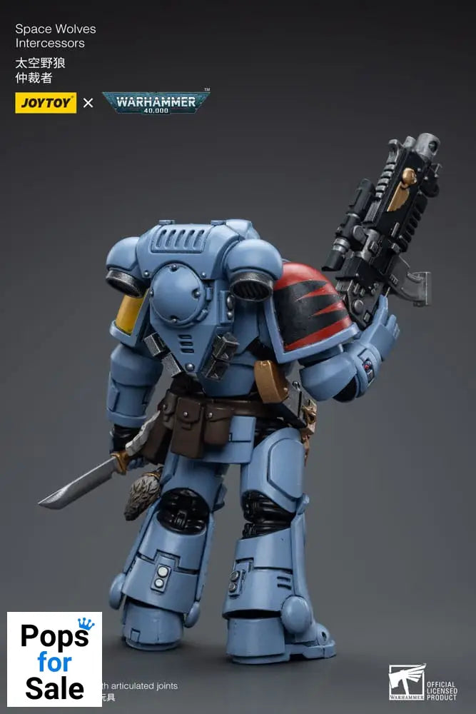 Warhammer 40k Action Figure 1/18 Space Wolves Intercessors 12 cm