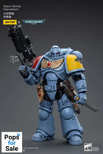 Warhammer 40k Action Figure 1/18 Space Wolves Intercessors 12 cm