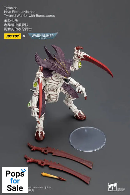 Warhammer 40k Action Figure 1/18 Tyranids Hive Fleet Leviathan Tyranid Warrior with Boneswords 12 cm