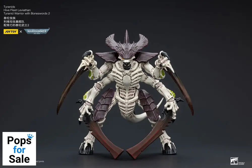 Warhammer 40k Action Figure 1/18 Tyranids Hive Fleet Leviathan Tyranid Warrior with Boneswords 2 15 cm