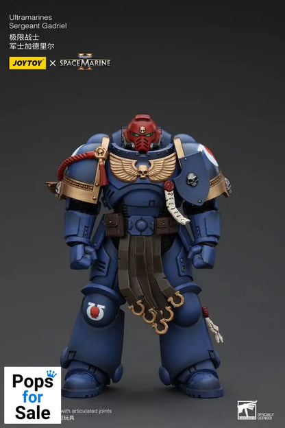 Warhammer 40k Action Figure 1/18 Uitramarines Sergeant Gadriel 13 cm