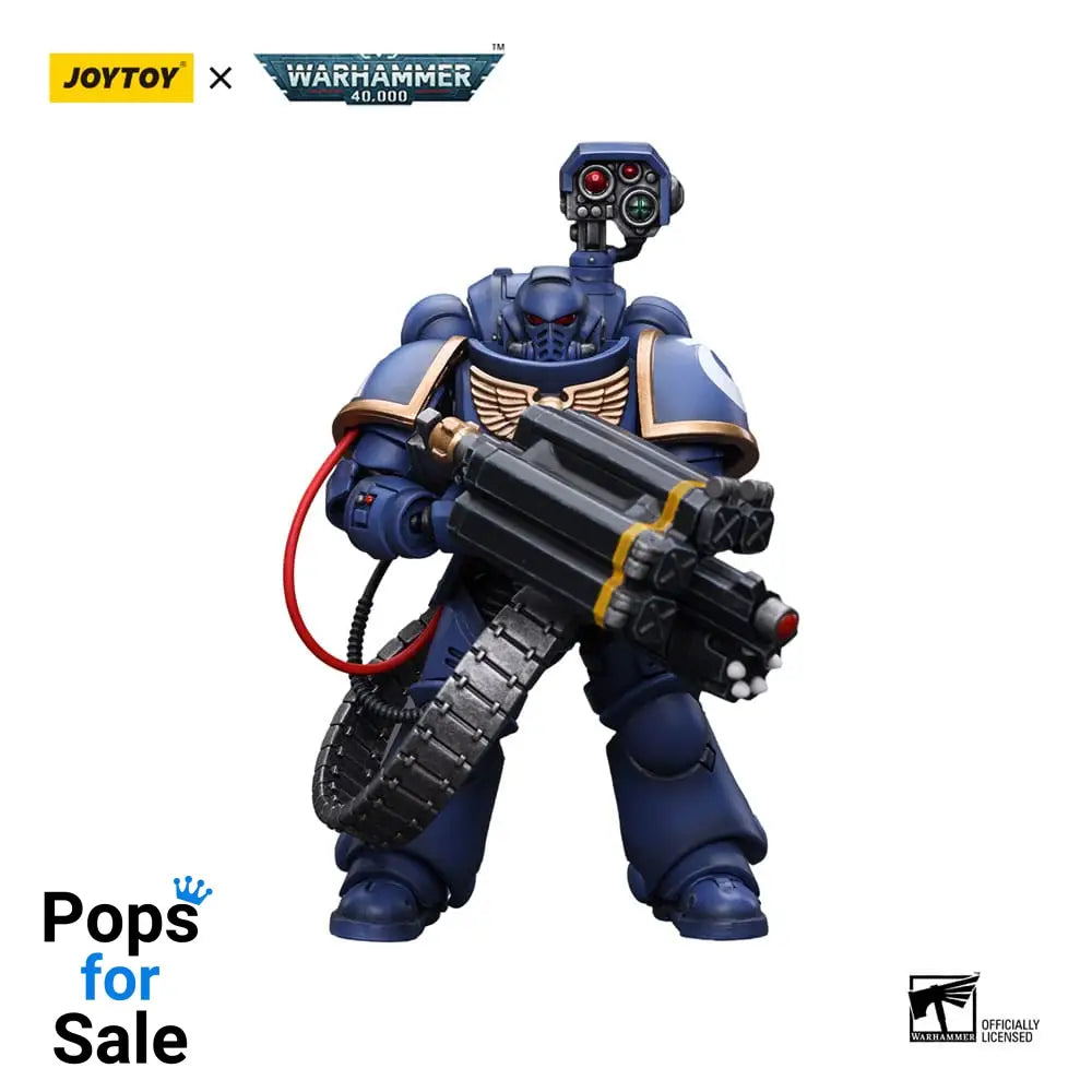 Warhammer 40k Action Figure 1/18 Ultramarines Desolation Marine with Castellan Launcher (Superfrag) 12 cm