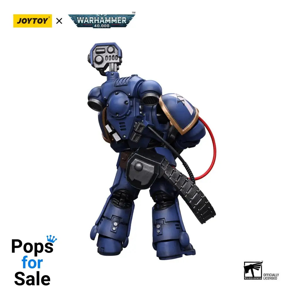 Warhammer 40k Action Figure 1/18 Ultramarines Desolation Marine with Castellan Launcher (Superfrag) 12 cm