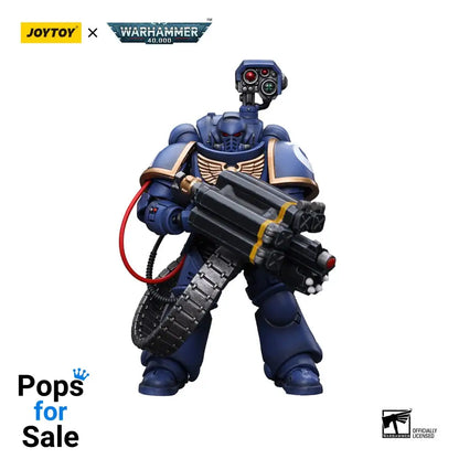 Warhammer 40k Action Figure 1/18 Ultramarines Desolation Marine with Castellan Launcher (Superfrag) 12 cm Action figures