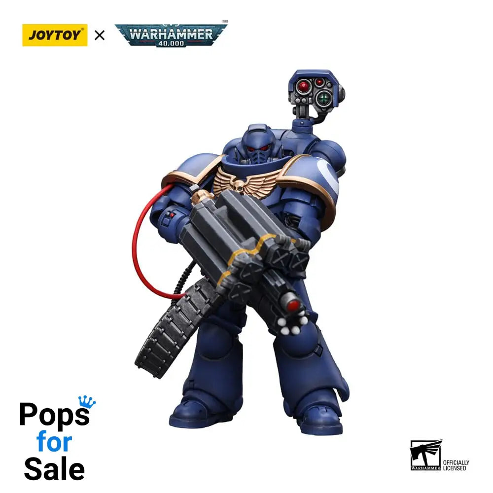 Warhammer 40k Action Figure 1/18 Ultramarines Desolation Marine with Castellan Launcher (Superfrag) 12 cm