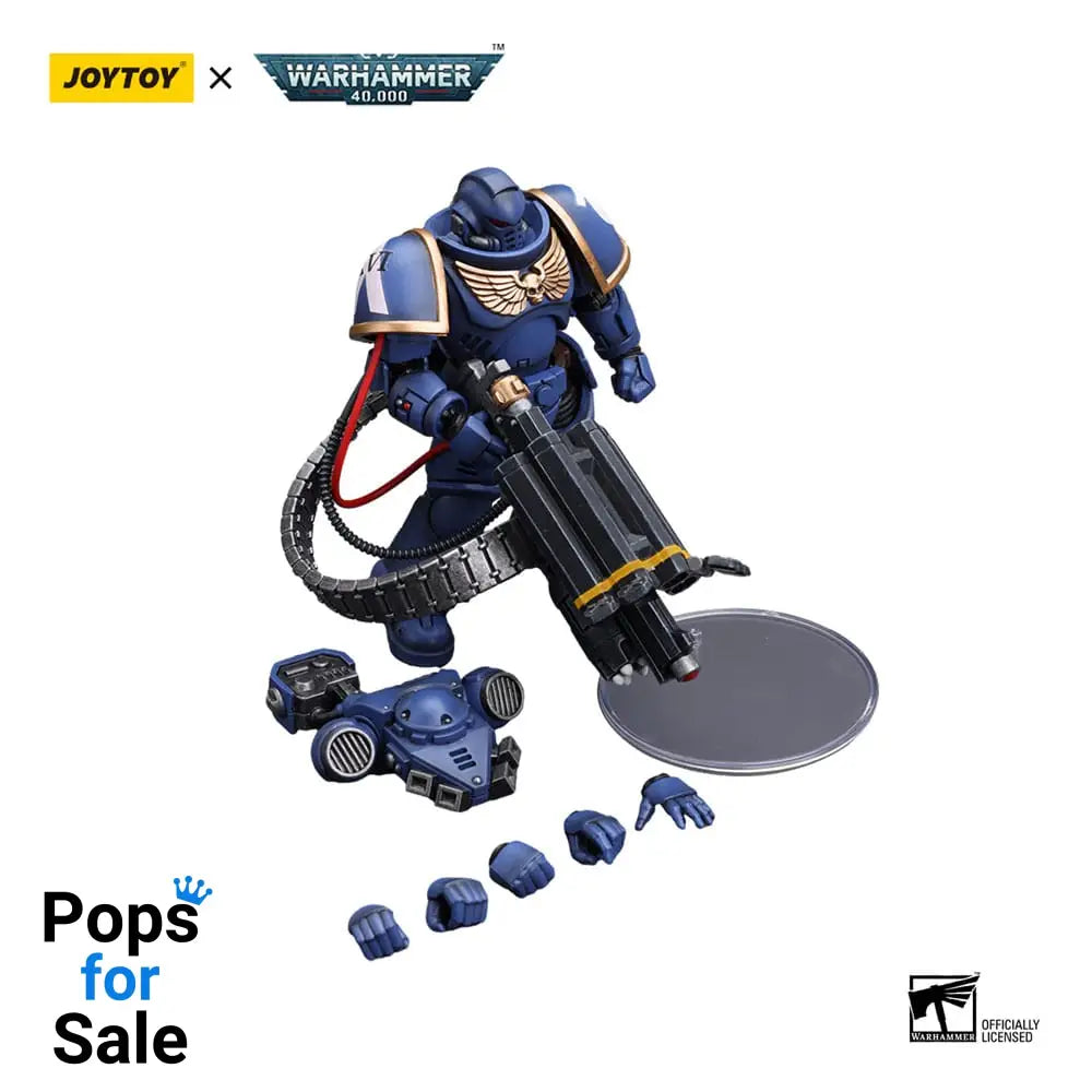 Warhammer 40k Action Figure 1/18 Ultramarines Desolation Marine with Castellan Launcher (Superfrag) 12 cm