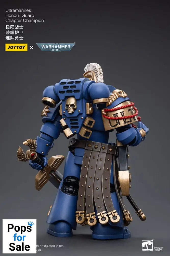 Warhammer 40k Action Figure 1/18 Ultramarines Honour Guard Chapter Champion 12 cm
