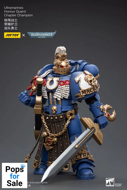 Warhammer 40k Action Figure 1/18 Ultramarines Honour Guard Chapter Champion 12 cm
