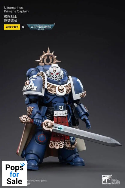 Warhammer 40k Action Figure 1/18 Ultramarines Primaris Captain 12 cm